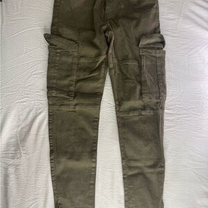 Zara Men's Olive Green Cargo Pants